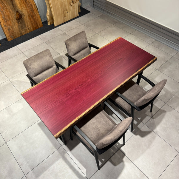 一枚板　パープルハート　321-3/3-8-1　(W200cm)