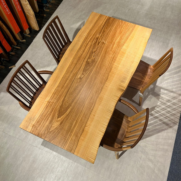 一枚板　アッシュ(杢)　22156-7-2　(W180cm)