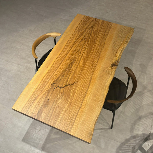 一枚板　アッシュ(杢)　22156-9-2　(W160cm)