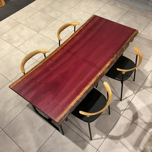 一枚板　パープルハート　323-2/2-28-2　(W180cm)