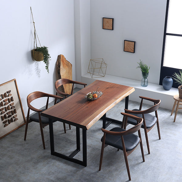 【脚セット】一枚板　ウォールナット　319-7　(W150cm)