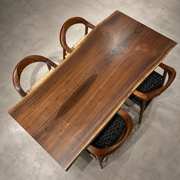 一枚板テーブル　ウォールナット　359-7　(W180cm)