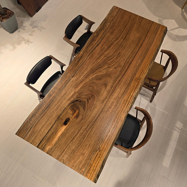 一枚板　パプアニューギニアウォールナット　250-23　(W220cm)　ダイニングテーブル
