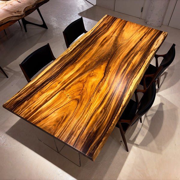 一枚板　モンキーポッド(杢)　281-1/2-10　(W220cm)