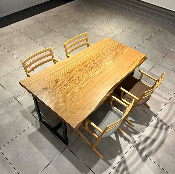 一枚板テーブル　クリ / 栗　K-GM-2311-14-2　(W160cm)