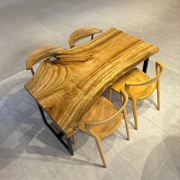 一枚板テーブル　クス / 楠　3334-9-1　(W150cm)