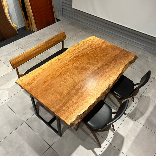 一枚板テーブル　ボセ(杢)　376-1/2-11-1　(W180cm)