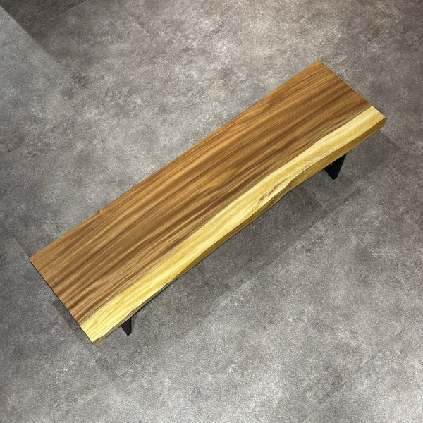 一枚板ベンチ　モンキーポッド　275-9-2　(W150cm)
