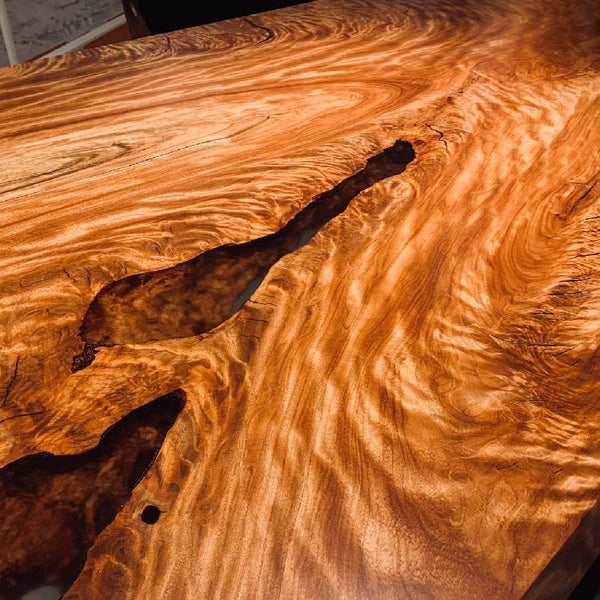 一枚板 ミズメザクラ / 水目桜(杢) 467-5 (W180cm) ダイニングテーブル