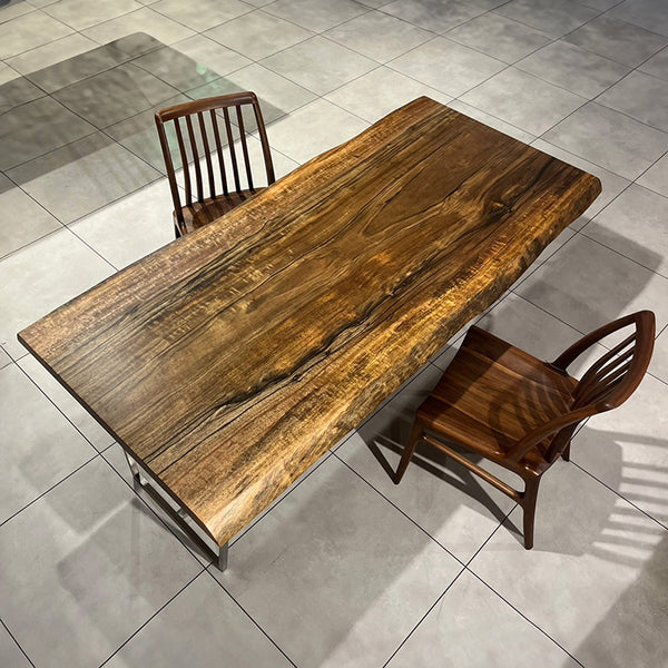 一枚板　パプアニューギニアウォールナット(杢)　5013-16　(W200cm)