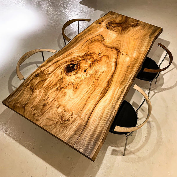 一枚板　クス / 楠(杢)　1785-6　(W210cm)