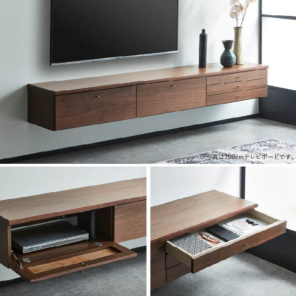 トレンディッシュ　テレビボード180 オーク色　二台 完成品 ローボード オーク テレビ台 幅180 国産 木製テレビ台 TV