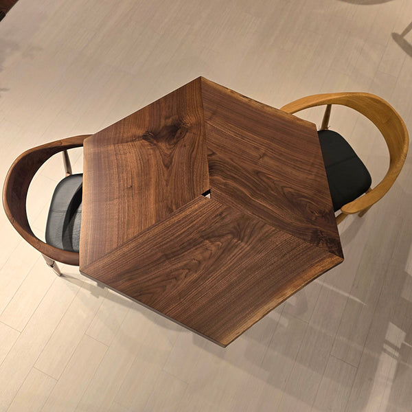 ハギ天板　ウォールナット　1672-5-1+5-2+174-6-1-1　(W118cm)