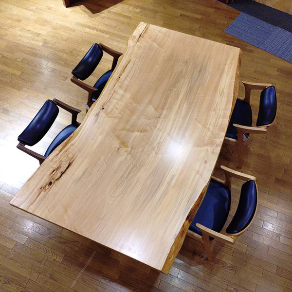 一枚板　トチ　K-HN-2109-2028　（W200cm）　ダイニングテーブル