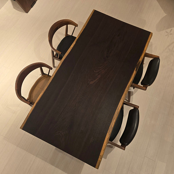 一枚板　ウェンジ　553-2/2-7-1　(W175cm)　ダイニングテーブル