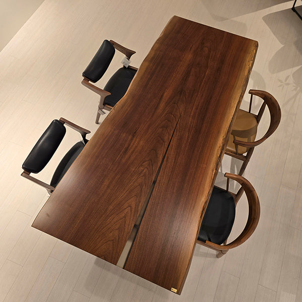 一枚板　ウォールナット　GZZ-187741-3　(W200cm)　ダイニングテーブル