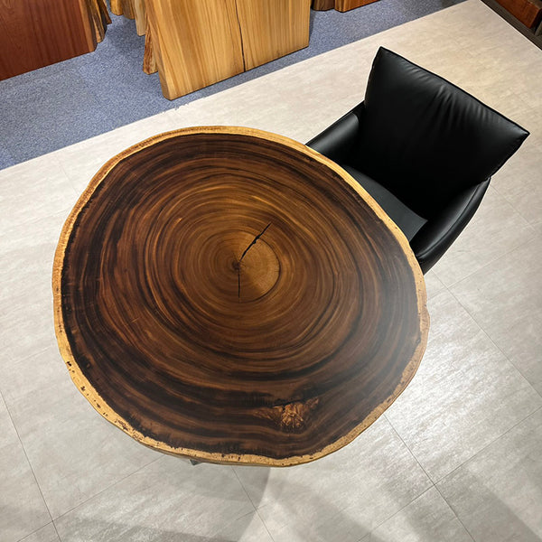 一枚板　モンキーポッド　輪切り PRY-156-RT-27-113　(W115cm)