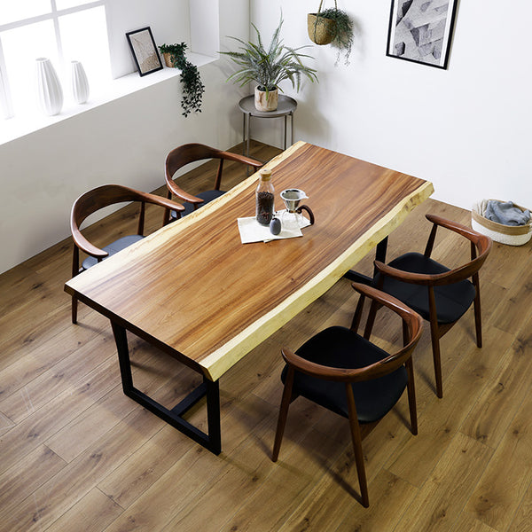 【脚セット】一枚板　モンキーポッド　5115-8　(W180cm)