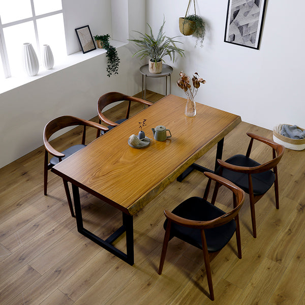 【脚セット】一枚板 アサメラ 385-24-1 (W160cm)