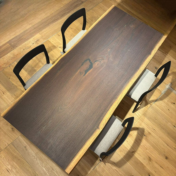 一枚板　ウェンジ　705-3/3-3-3　(W180cm)　アウトレット品　ダイニングテーブル