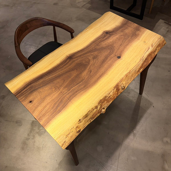 一枚板テーブル　モンキーポッド　5111-1-1　(W120cm)
