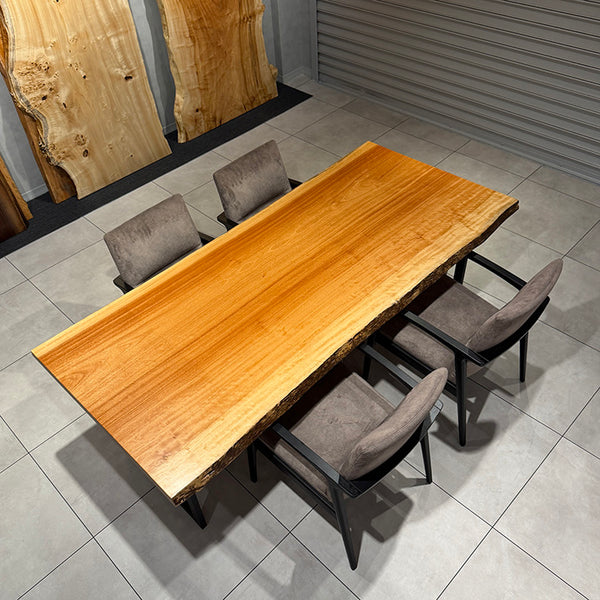 一枚板　ボセ　295-1/2-7-1　(W220cm)　ダイニングテーブル
