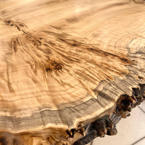 一枚板 ポプラ(杢) 386-7 (W200cm)