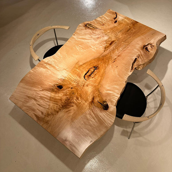 一枚板　カエデ / 楓(杢)　K-HN-2204-300　(W160cm)