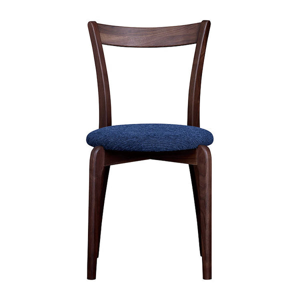 【OUTLET】リンネ ダイニングチェア ウォールナット/ブルー