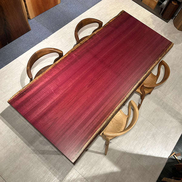 一枚板　パープルハート　323-1/2-6-1　(W210cm)