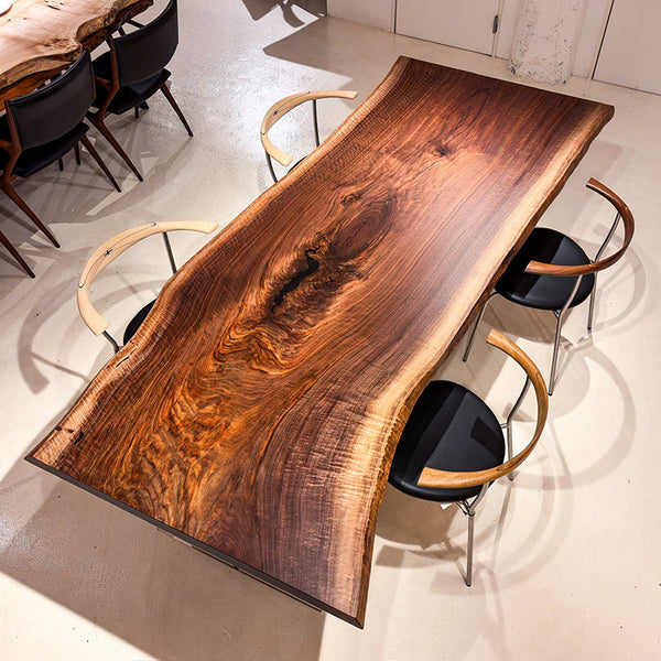 一枚板　ウォールナット(杢)　255-5　(W240cm)