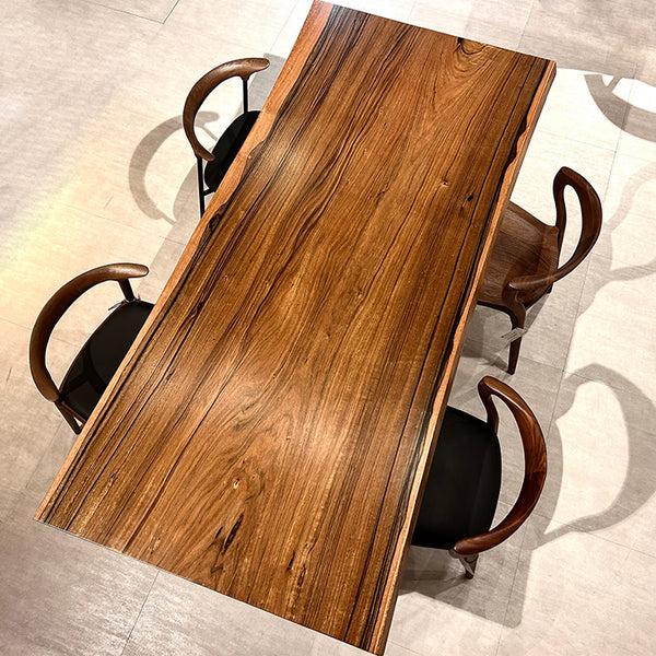 一枚板　パプアニューギニアウォールナット　102-2/2-7　(W210cm)　ダイニングテーブル