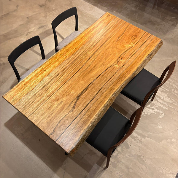 一枚板　パプアニューギニアウォールナット　248-23-2　(W160cm)　ダイニングテーブル