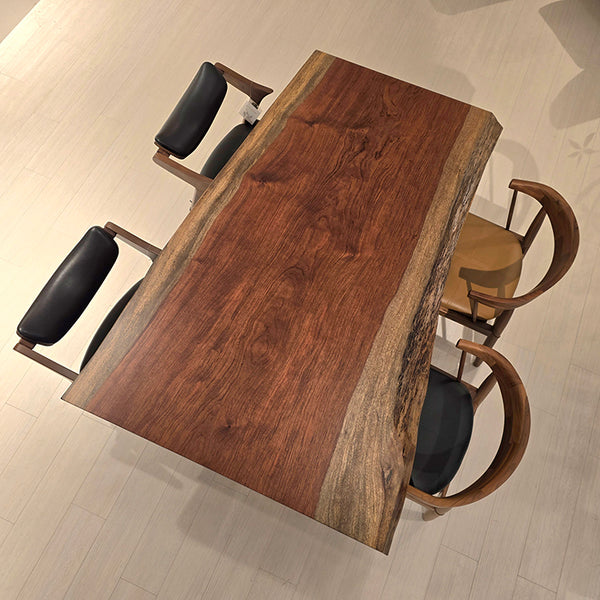 一枚板　ブビンガ　1654-2/2-5-1　(W150cm)　ダイニングテーブル