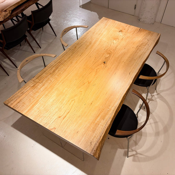 一枚板　セン/ 栓　393-1/2-5　(W205cm)　ダイニングテーブル