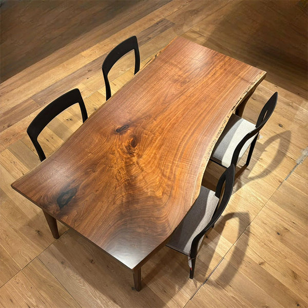 一枚板　ウォールナット(杢)　GZZ-140004-6　(W160cm)