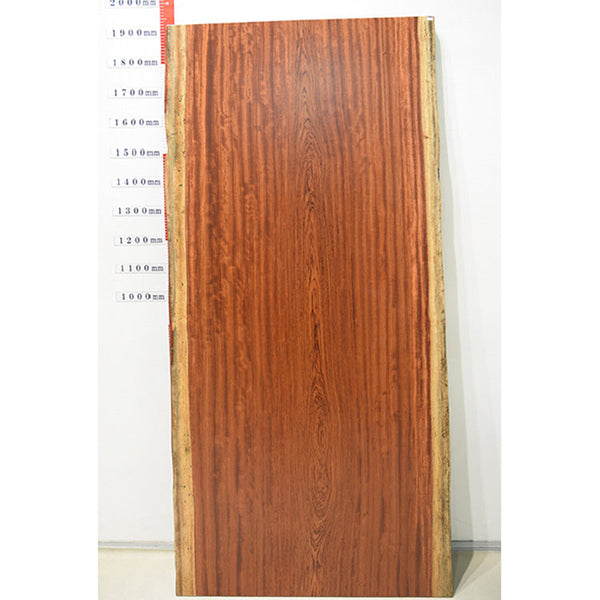 天然木(ブビンガ)テーブル 一枚板 ブビンガ XW-258-3 (W192cm) ダイニングテーブル