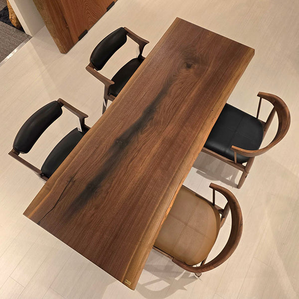 一枚板　ウォールナット　C27-3　(W180cm)　アウトレット品　ダイニングテーブル