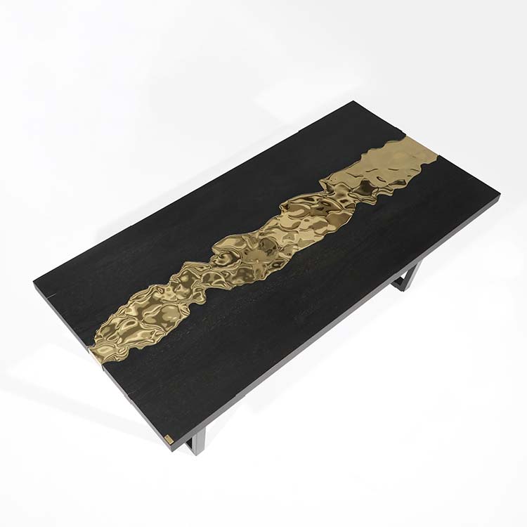 【SOLD OUT】idea river ゴールド(材：ゼブラウッド着色) 専用脚セット