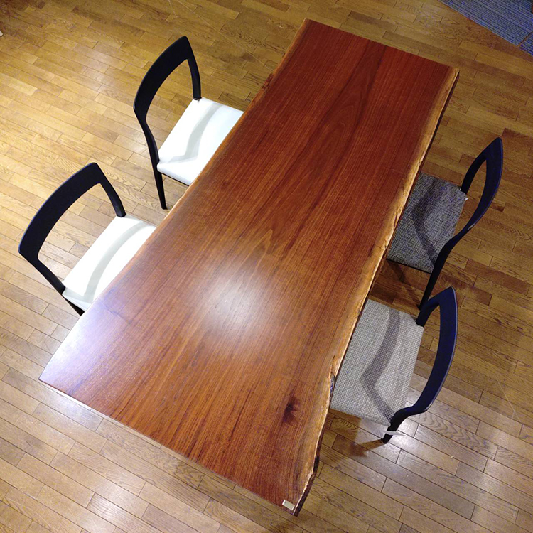 一枚板　ウォールナット　GZZ-191646-8　(W180cm)　ダイニングテーブル