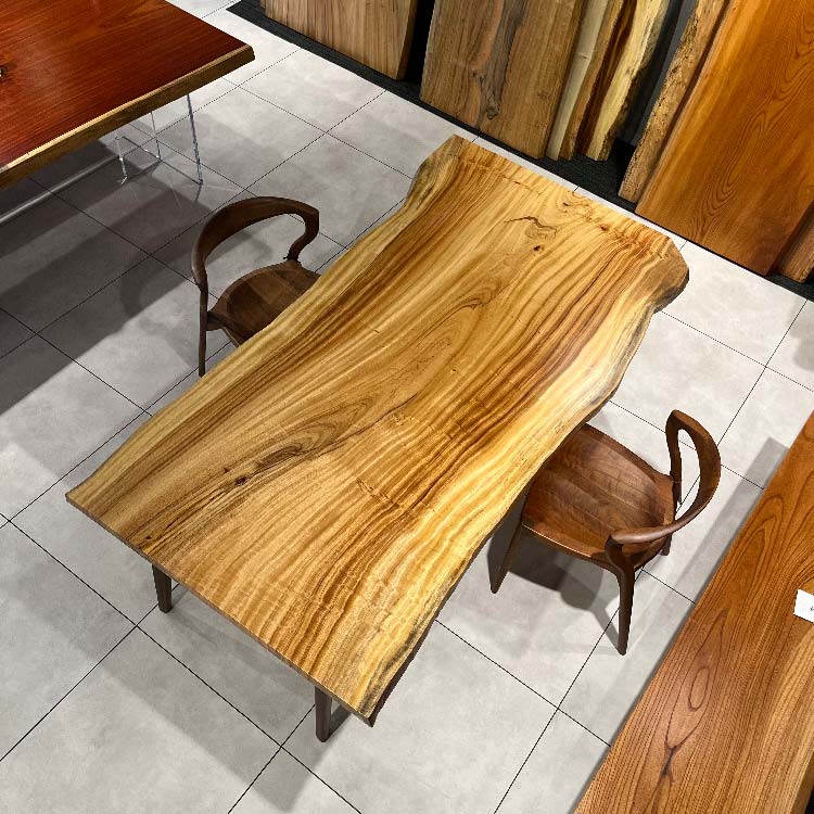 【SOLD OUT】一枚板　クス / 楠(杢)　2255-7　(W200cm)