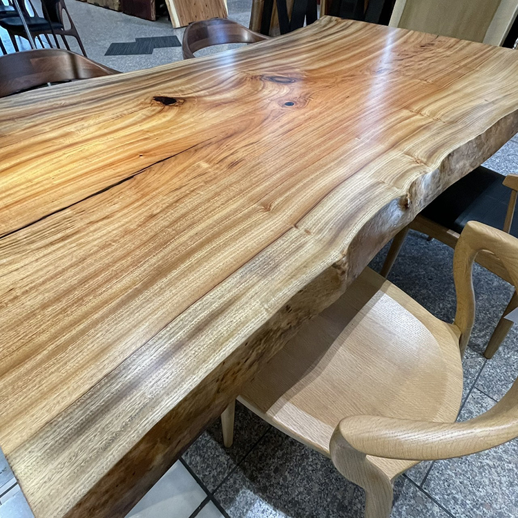 【SOLD OUT】一枚板　クス / 楠(杢)　1941-12　(W200cm)