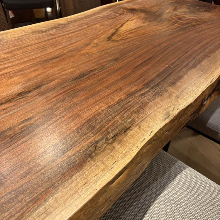 【SOLD OUT】一枚板　ウォールナット(杢)　214156-9　(W150cm)