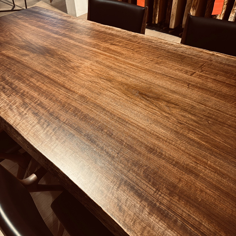 【SOLD OUT】一枚板　ウォールナット(杢)　KT-2-5　(W210cm)