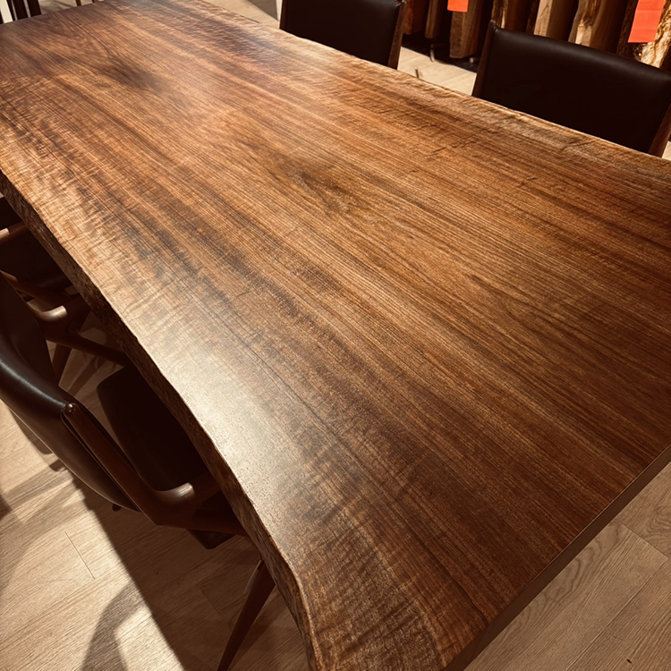 【SOLD OUT】一枚板　ウォールナット(杢)　KT-2-5　(W210cm)