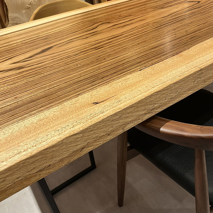 一枚板　ゼブラウッド　722-1/2-5-1　(W220cm)　ダイニングテーブル