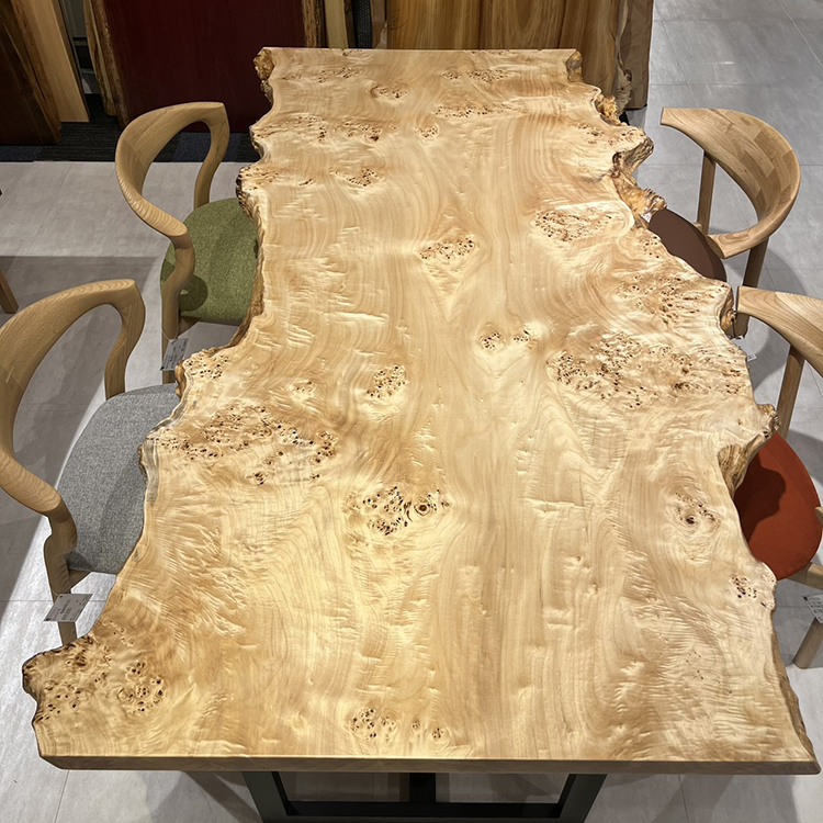 【SOLD OUT】一枚板　ポプラ　123-4　(W180cm)　ダイニングテーブル
