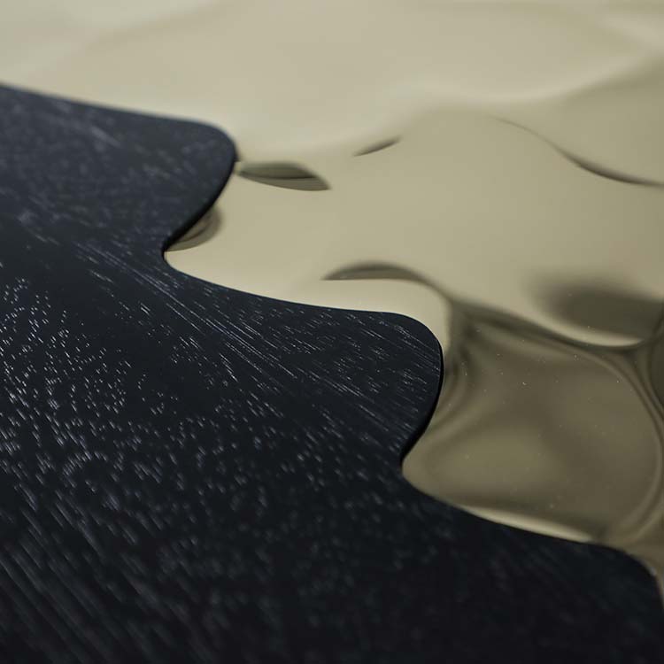 【SOLD OUT】idea river ゴールド(材：ゼブラウッド着色) 専用脚セット