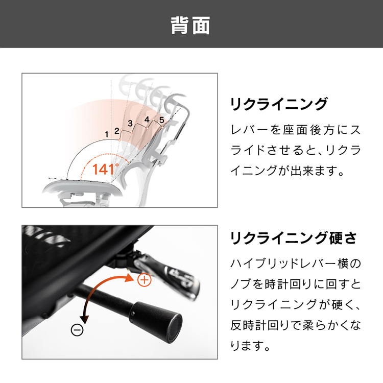 エルゴヒューマン プロⅡ ハイタイプ ブラックフレーム ブラック ウレタンキャスター ブラック×ブラック ウレタンキャスター