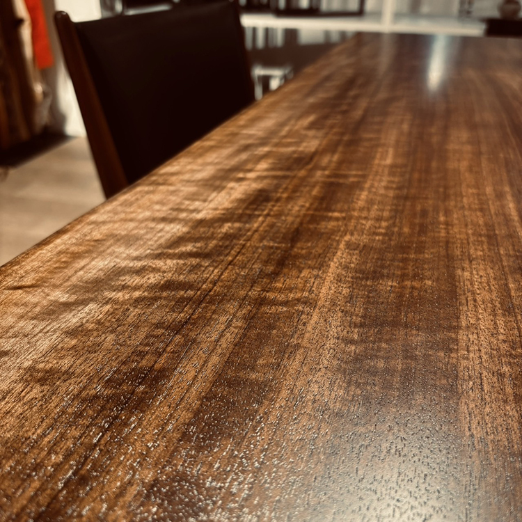【SOLD OUT】一枚板　ウォールナット(杢)　KT-2-5　(W210cm)
